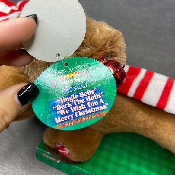 NWB Dan Dee Animated Singing Puppy Weiner Dog Plush Stuffed 3 Christmas Songs - Picture 6 of 11